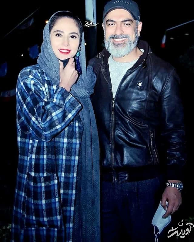 مهدی پاکدل و همسرش رعنا آزادی ور مهدی پاکدل و همسرش